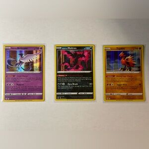 Pokémon Galarian bundle - Articuno - Moltres - Zapdos Set